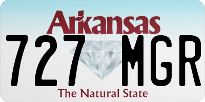 AR license plate 727MGR