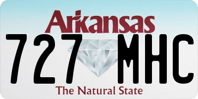 AR license plate 727MHC