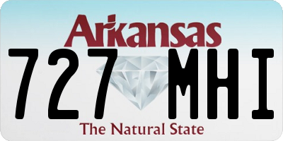 AR license plate 727MHI