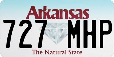 AR license plate 727MHP