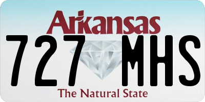 AR license plate 727MHS