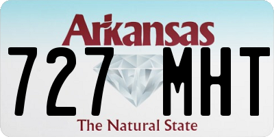 AR license plate 727MHT