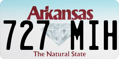 AR license plate 727MIH