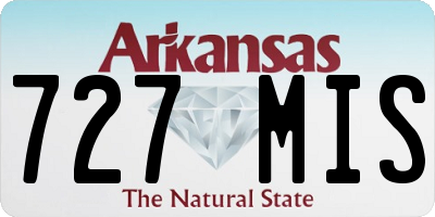 AR license plate 727MIS