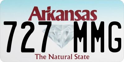 AR license plate 727MMG