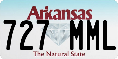 AR license plate 727MML