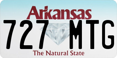 AR license plate 727MTG