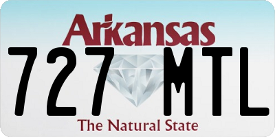 AR license plate 727MTL