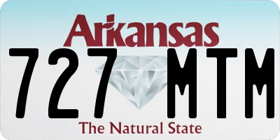 AR license plate 727MTM