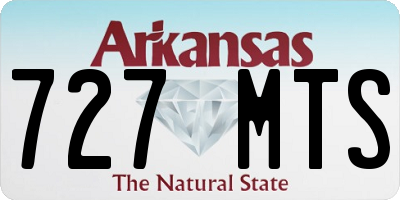 AR license plate 727MTS