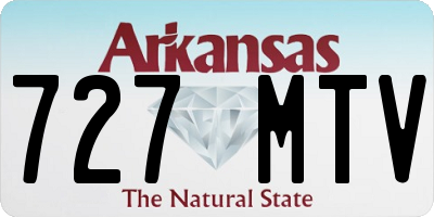 AR license plate 727MTV