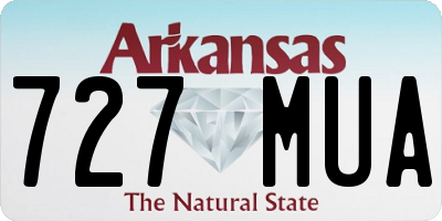 AR license plate 727MUA