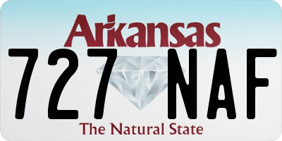 AR license plate 727NAF