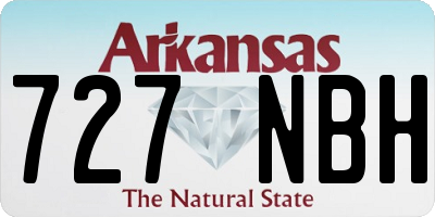 AR license plate 727NBH