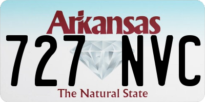 AR license plate 727NVC