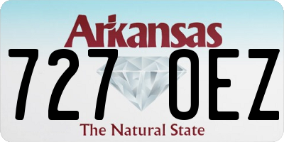 AR license plate 727OEZ