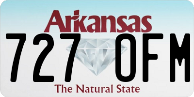 AR license plate 727OFM