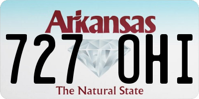 AR license plate 727OHI