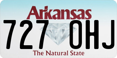AR license plate 727OHJ