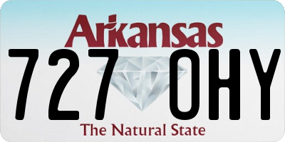 AR license plate 727OHY