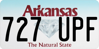 AR license plate 727UPF