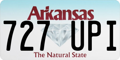 AR license plate 727UPI