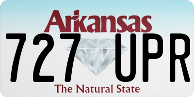 AR license plate 727UPR