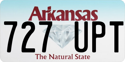 AR license plate 727UPT