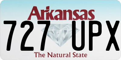 AR license plate 727UPX