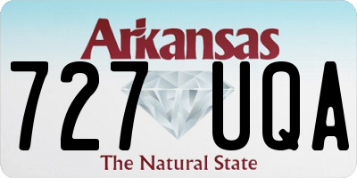 AR license plate 727UQA