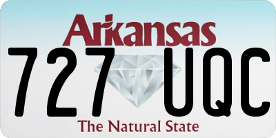 AR license plate 727UQC
