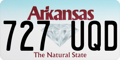 AR license plate 727UQD