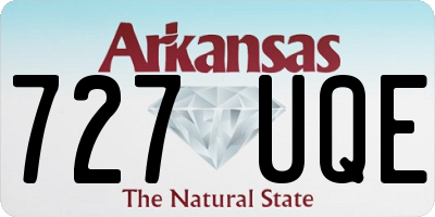 AR license plate 727UQE