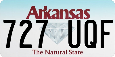 AR license plate 727UQF