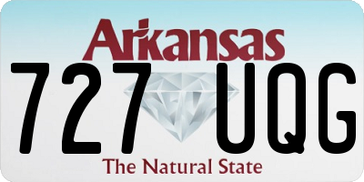 AR license plate 727UQG