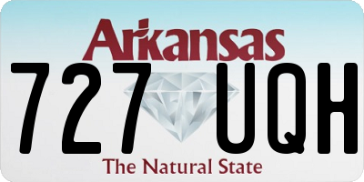 AR license plate 727UQH