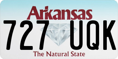 AR license plate 727UQK