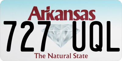 AR license plate 727UQL