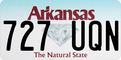 AR license plate 727UQN