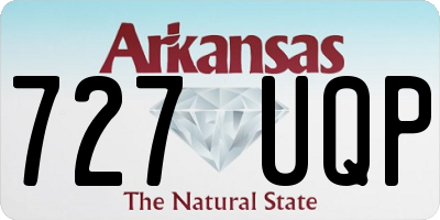 AR license plate 727UQP
