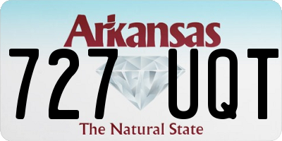 AR license plate 727UQT