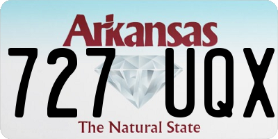AR license plate 727UQX
