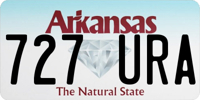 AR license plate 727URA
