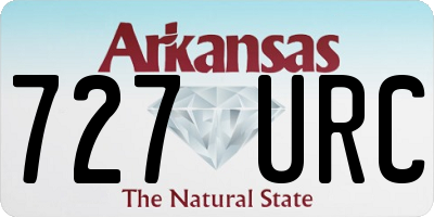AR license plate 727URC