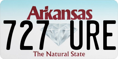 AR license plate 727URE