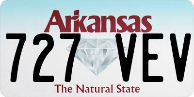 AR license plate 727VEV