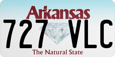 AR license plate 727VLC
