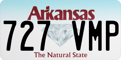 AR license plate 727VMP