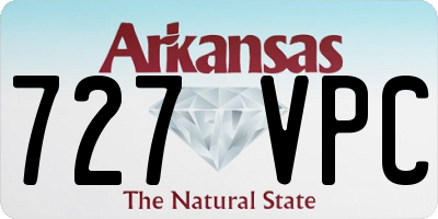 AR license plate 727VPC