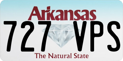 AR license plate 727VPS